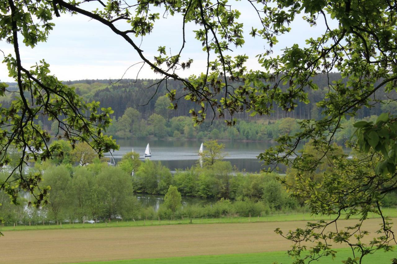 Ferienwohnung "Am Fischteich" Möhnesee Exterior foto